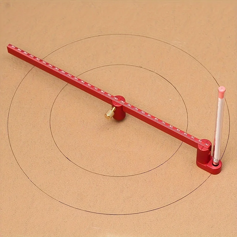 Woodworking Marking Tool, Circle Ruler, Line Drawing Tool, 360 Degree Circle Drawing, Arc Drawing Tool, Woodworking Tool