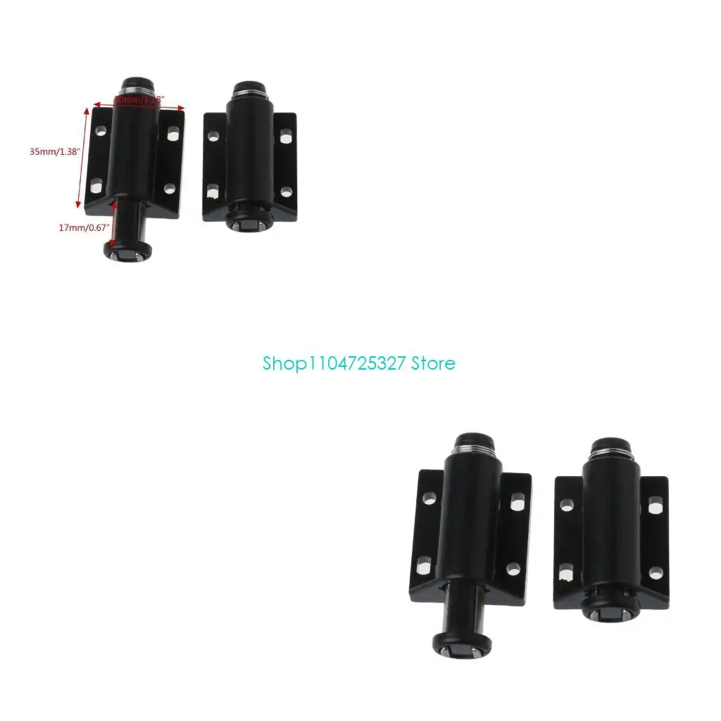 D8KF 2x for Touch for Latch Safe Push for Latch Self-locking Device Push to Open Catch Lock for Cupboard War
