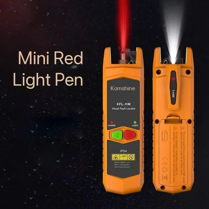 

KPM-11M Mini OPM Komshine Fiber Optical Power Meter＋KFL-11M Visual Fault Locator 10mw 20mw 30mw VFL Red Pen LED lights