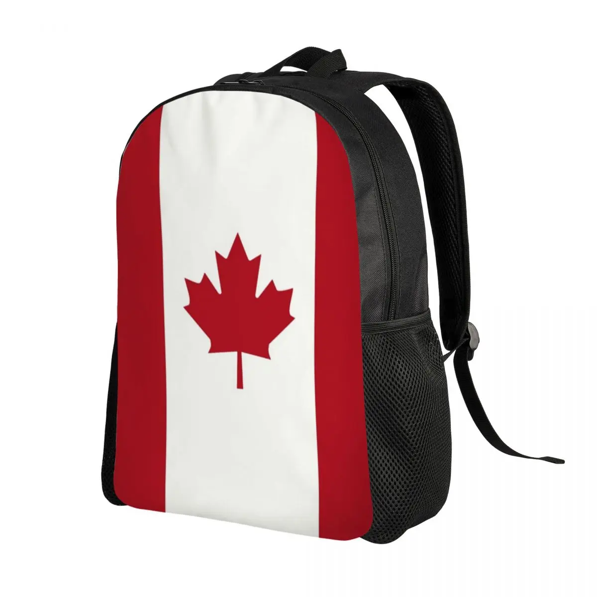 Bandeira do Canadá Mochila de Viagem para Homens e Mulheres, Mochila Escolar Laptop, Patriotismo Mochila Estudante Universitário