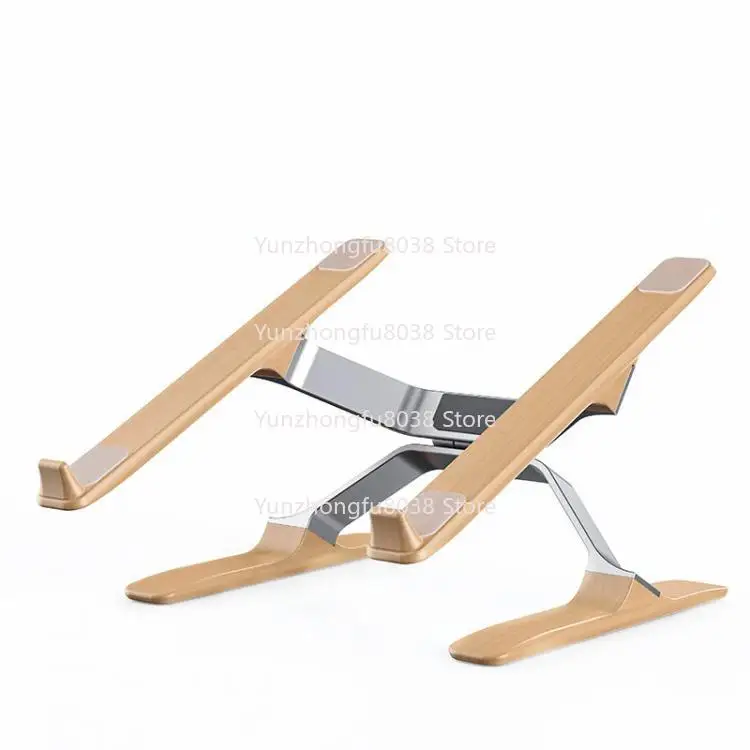 

Hot-selling P70W Adjustable Height Solid Wood + Aluminum Alloy Cooling Bracket, Suitable for 14-16 Inch Laptops