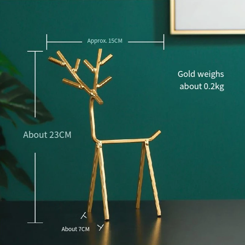 Soporte organizador de joyas de cervatillo, estante de joyería de ciervo para pendientes, anillos, collares, Etc.