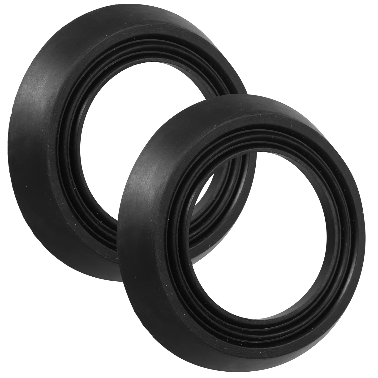 

2pcs Leakproof Rubber Sealing Gasket for Urinal Drain Band Flange Black Universal Fit Bathroom Hardware Accessories