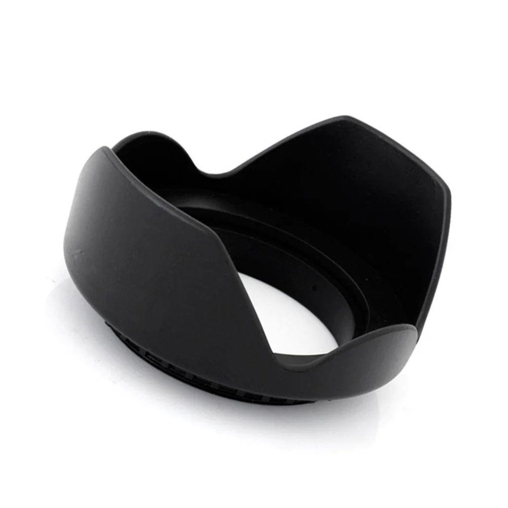 

55Mm Lens Hood For Dslr Camera Universal Fit Standard Lens Anti-Glare Protection Screw Mount Easy Install Compatible