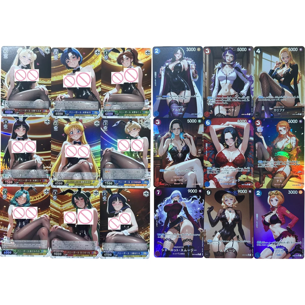 

9 шт./компл. Waifu аниме сексуальная коллекционная карта Aino Minako Tsukino Usagi Mizuno Ami большая грудь девушка карта преломляющие вспышки подарки