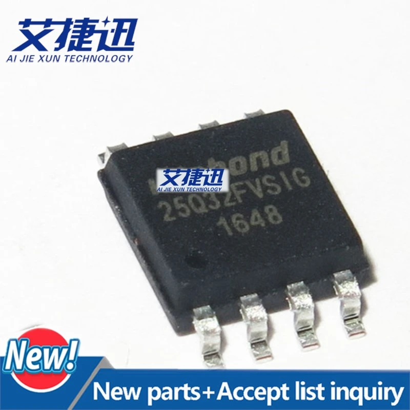 

20Pcs W25Q32FVSSIG 25Q32FVSIG SOP8 3V 32M-BIT SERIAL FLASH MEMORY WITH DUAL/QUAD SPI & QPI in stock 100% new and original