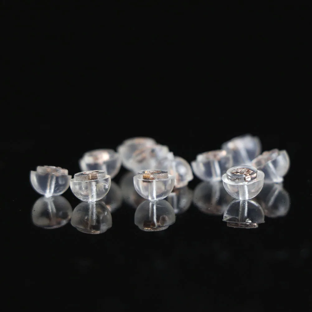 

Sterling Silver Ear Stud Posts DIY Jewelry Accessories Earring Back Stopping Plugs Replacement Lightweight Material