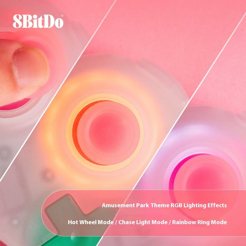 وحدة تحكم سلكية صغيرة 8BitDo مع عصا تحكم لتمرير الألعاب لسلسلة Xbox S/X وXbox One وWindows 10/11 ملحقات لوحة الألعاب