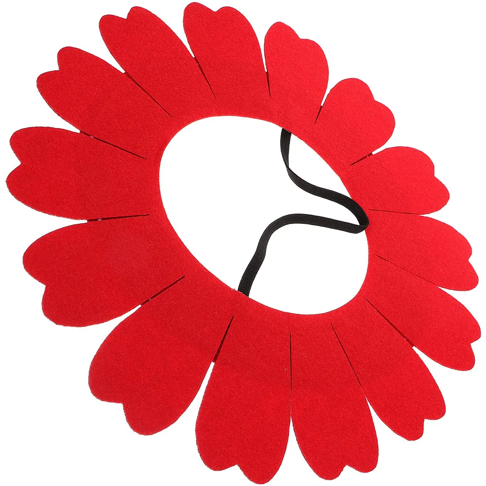 

Sunflower Headgear Felt Floral Hat Cheer Props Dance Headpiece Party Decoration Cosplay Halloween Costumes Accessories