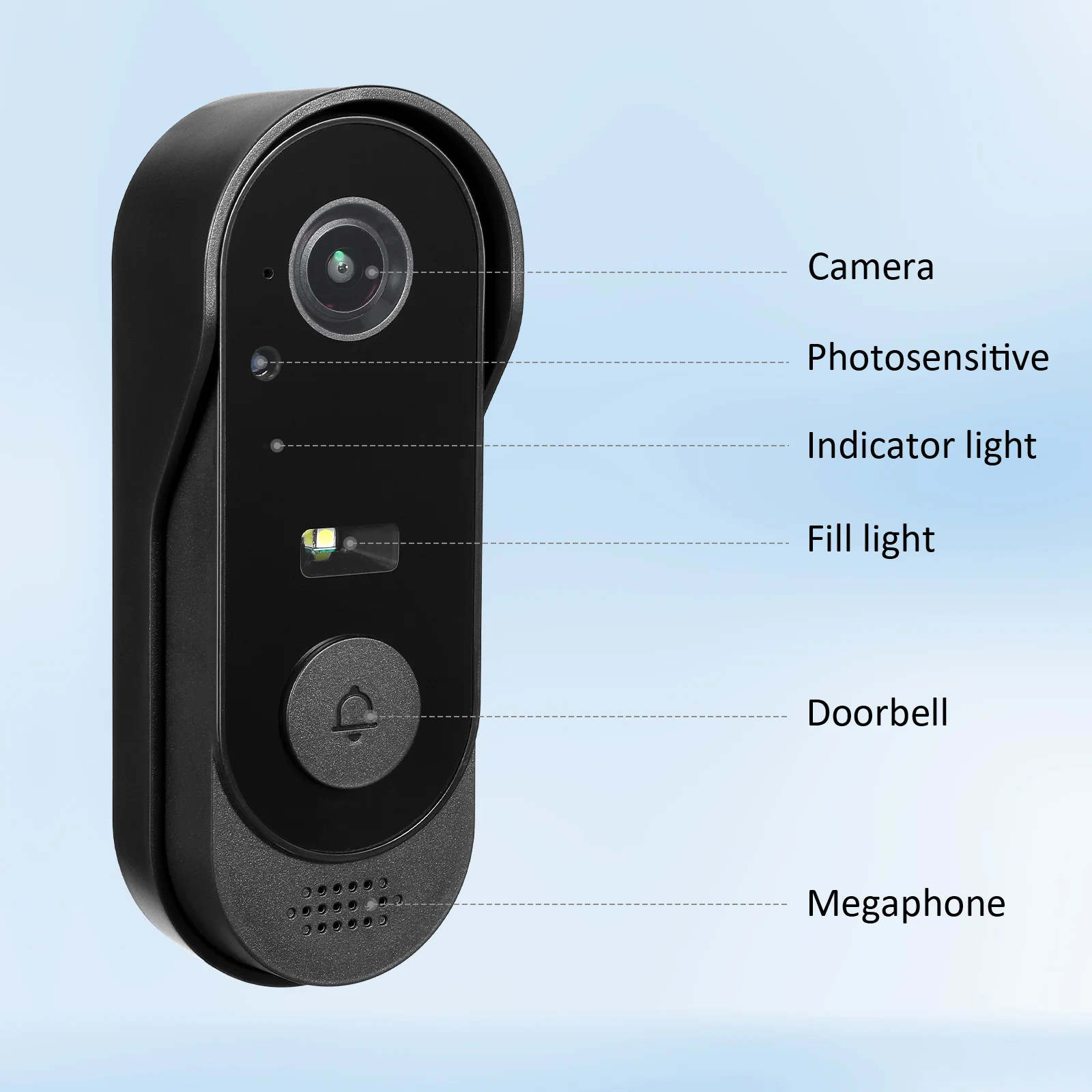 Smart Doorbell Home Ringer Wireless With Camera Video Bells Camcorder Without Ip Intelligent Visual