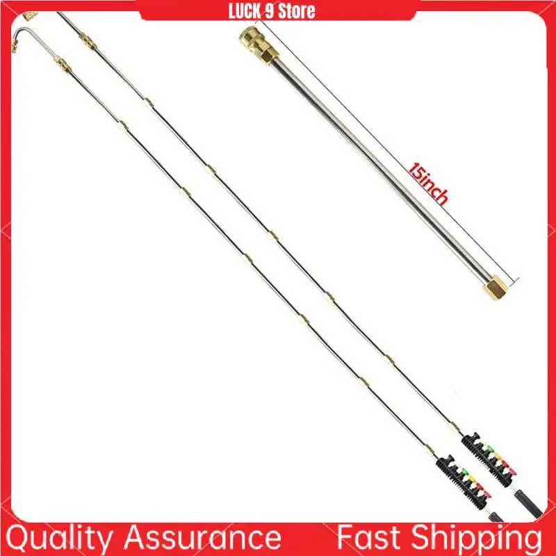 10FT Gutter Cleaning Tool Pressure Washer Extension Wand With 6 Nozzle Tips,1/4In Quick Connect,Power Washer Accessories Parts