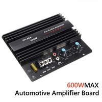 12V MAX 600W High-power Mono Car Amplifier Board Universal Automobile powerful Lossless Bass Subwoofer Audio System Amplifier