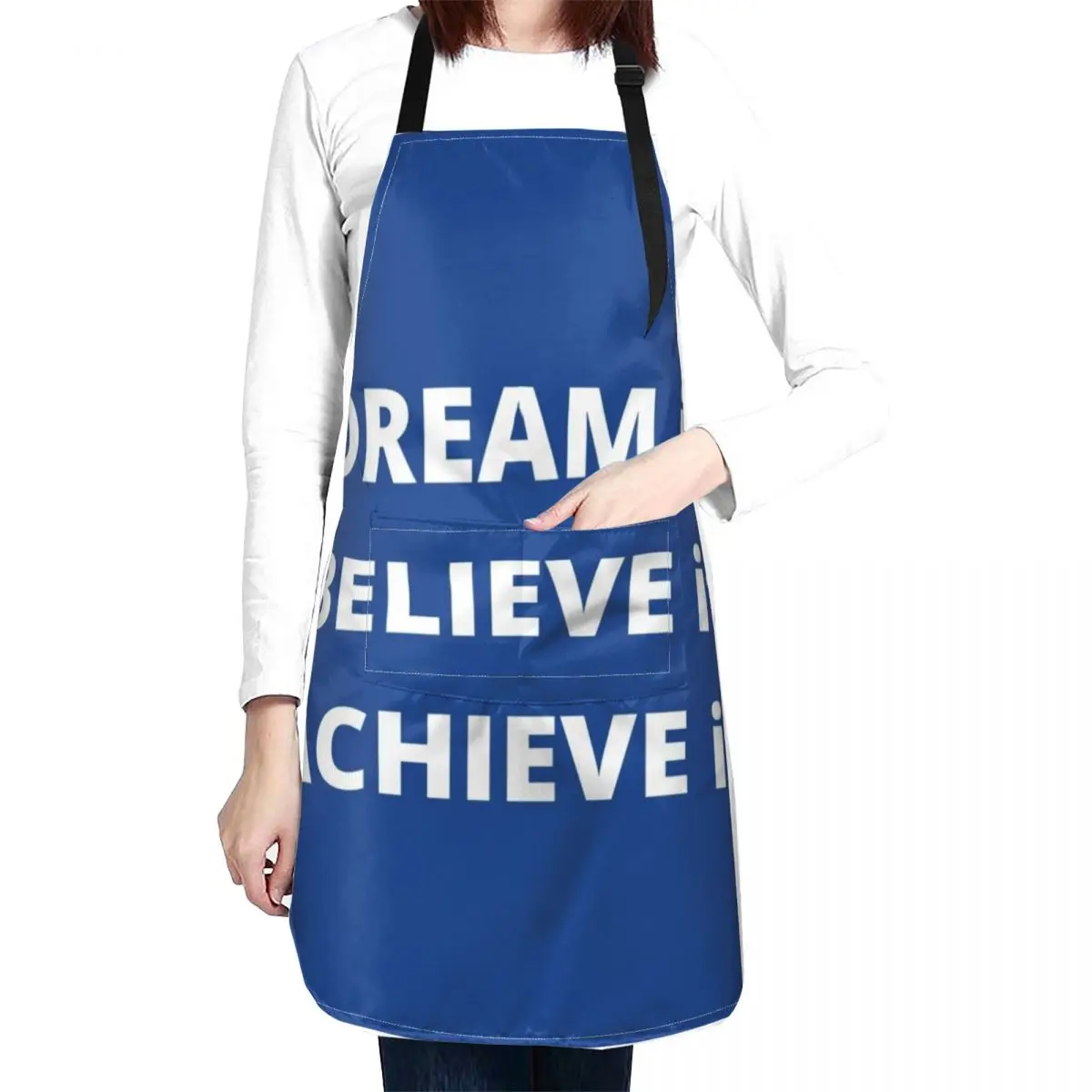 DREAM it BELIEVE it ACHIEVE it Apron Kitchens Men For Hairdresser Cute Kitchen Apron