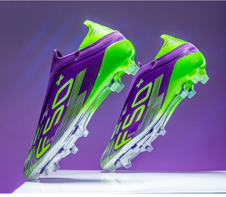Neue Herren-Fußballschuhe für Hallen, Rasen und Futsal, Ultraleichte Sport-Profi-Fußballschuhe, Bequeme Erwachsenen-Rutschfeste Schuhe – Detail 9