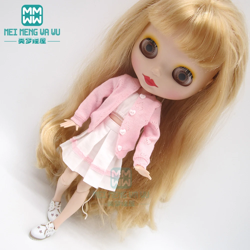 

Одежда для кукол Blyth, модные футболки, юбки, кроссовки для 28-30 см Azone OB22 OB24, аксессуары для кукол