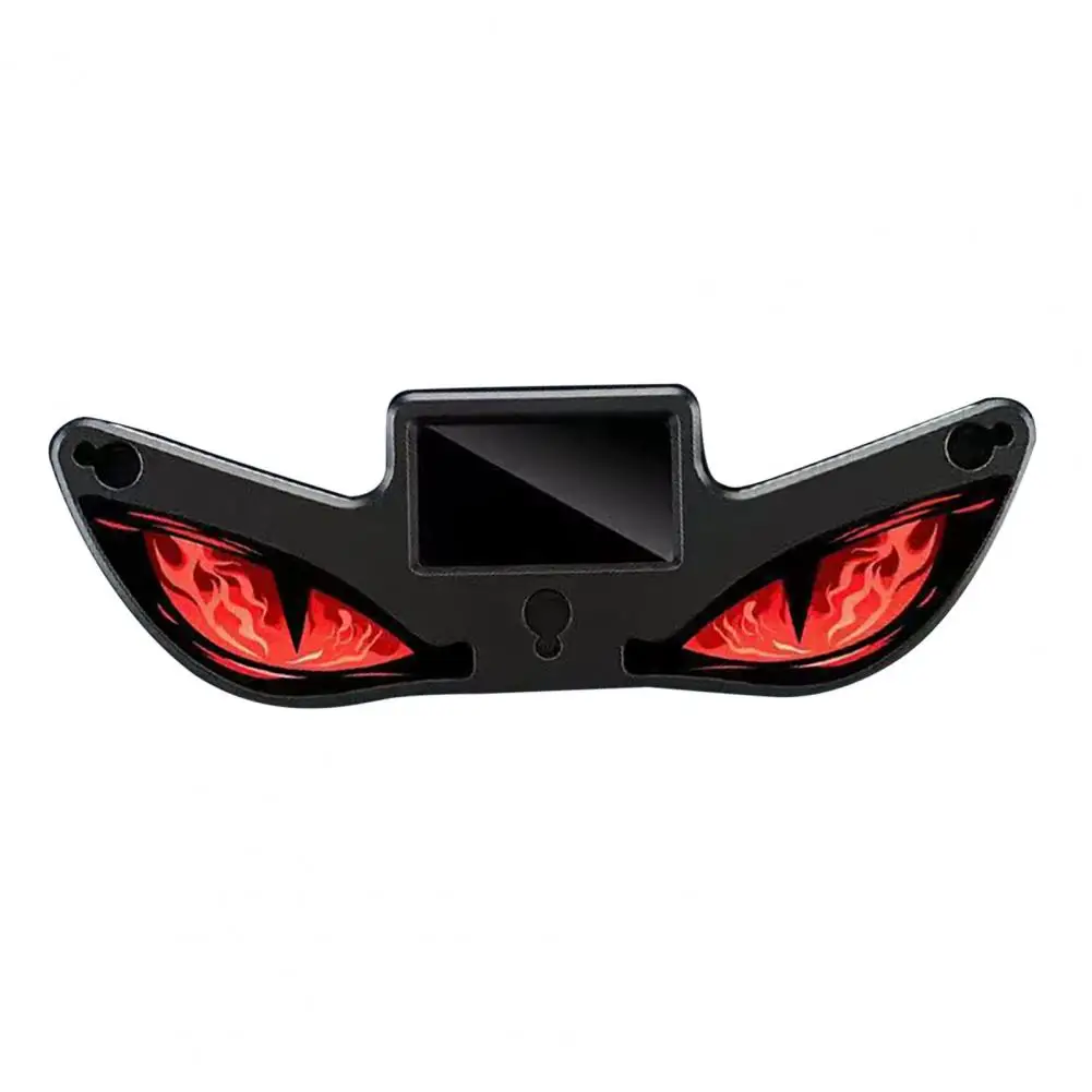 Solar Devil Eyes Light for Windshield, Magnetic Installation Window Warning Sign with Three Smart Modes, LED Digital Panel, Car view 4