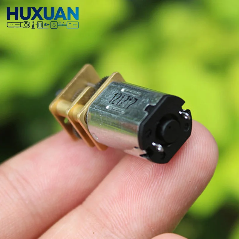 DC 5V 28/40/300RPM Micro N20 Gear Motor Slow Speed Metal Gearbox Reducer Electric Motor DIY Toy