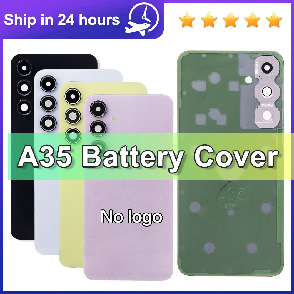 Für Samsung A35 A35 5G SM-A356E, SM-A356B, SM-A356U Zurück Batterie Abdeckung Fall - Reparatur Gehäuse Teil für Batterie Tür