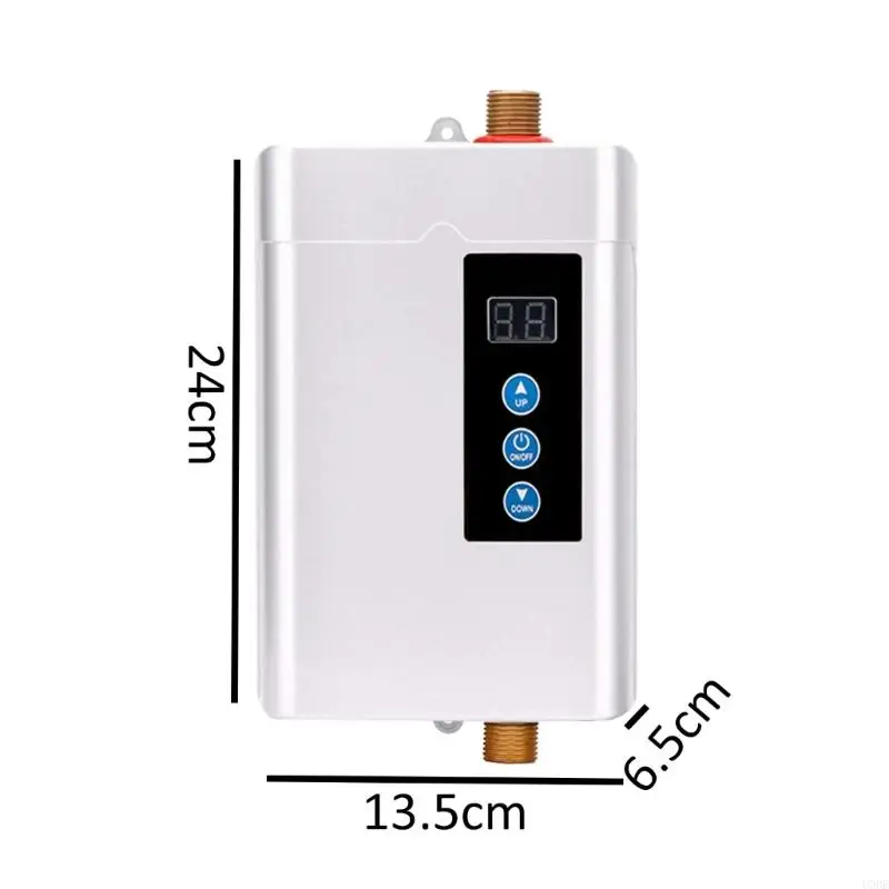 Tankless Heater 220V For Immediate Hot Water Compact Installation Energy Efficient Safety