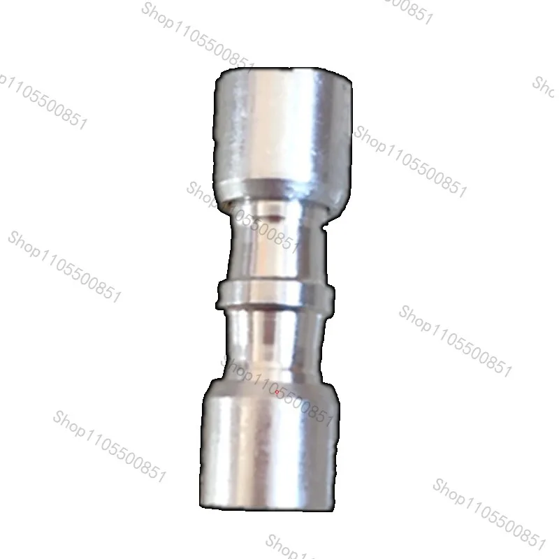 Refrigerator freezer leak point welding-free quick-close composite ring refrigerated open back freezer evaporator connector