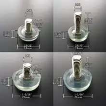 12 transparent leveling furniture legs #4