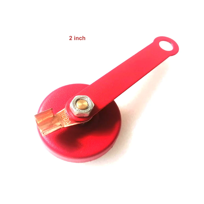 Máquina de solda elétrica durável, mig, mag, arco de argônio, aterramento, braçadeira de ferro, cobre puro, 2 polegadas, 4 polegadas