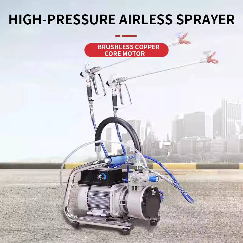 DF 220-240V 500 High Efficiency Airless Sprayer Multi Function Diaphragm Pump For Latex Paint Coating