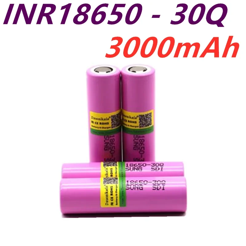 2~20 pcs New 18650-original for 18650 battery 3000 mah INR18650 - 30Q 20A li ion rechargeable battery for electronic cigare