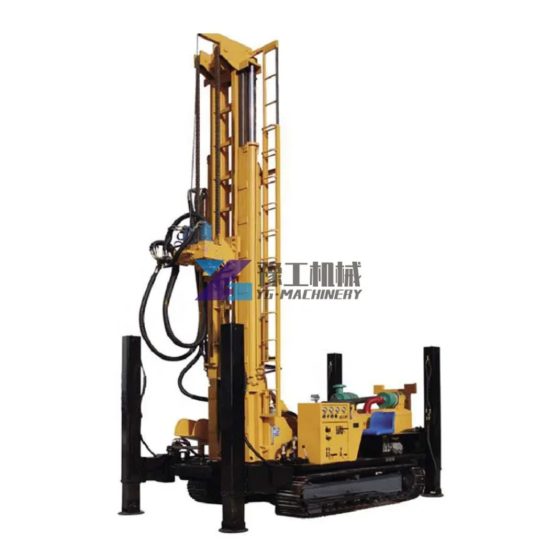 400m Pneumatic Water Well Drilling Rig Machine Low Price Digging Machine for Tree Planting Ground Drill