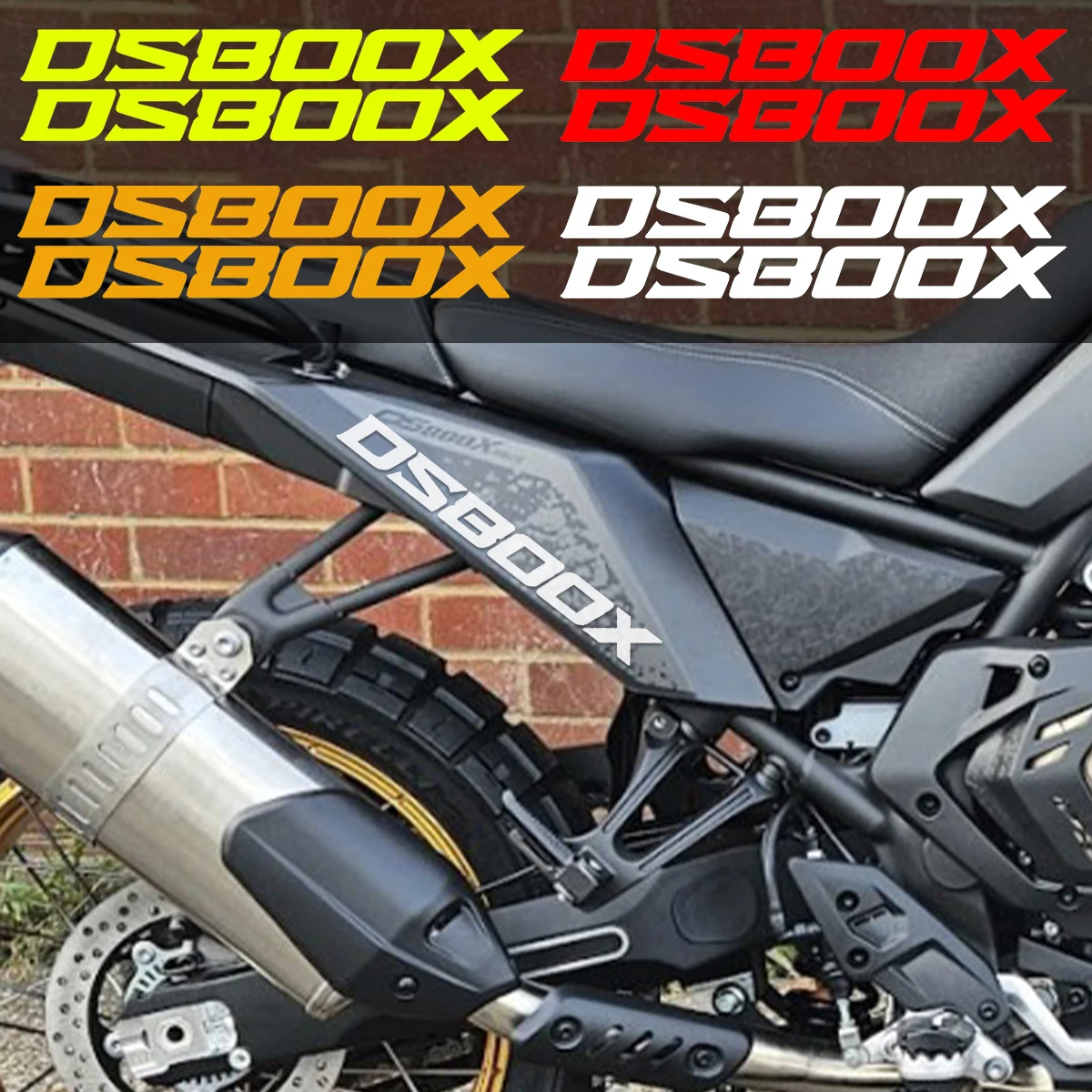 Per VOGE DS 800X DS800X Accessori Moto Logo Emblema Adesivi Vinile Riflettente Decor Moto Corpo Serbatoio Carburante Top Decalcomanie