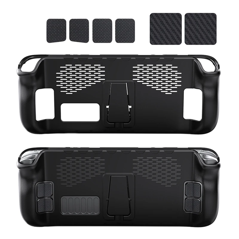 para Steam Deck 7 en 1 TPU para Case Proetctor Anti-caída para cubierta protectora