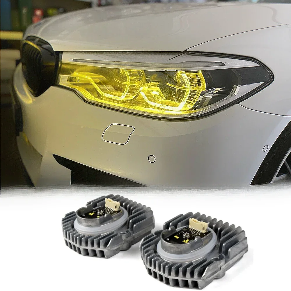 

CSL DRLs LED Daytime Running Lights Module Board Chips For BMW G30 Yellow DRL 520i 530i 540i Adaptive Headlight 2017-2020