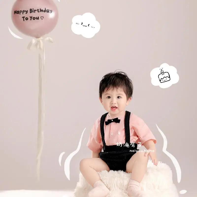 

Birthday Theme Childrens Photography Clothing Year Old Baby Photography Studio Props ベビーフォト ملابس اطفال رضع بناتي