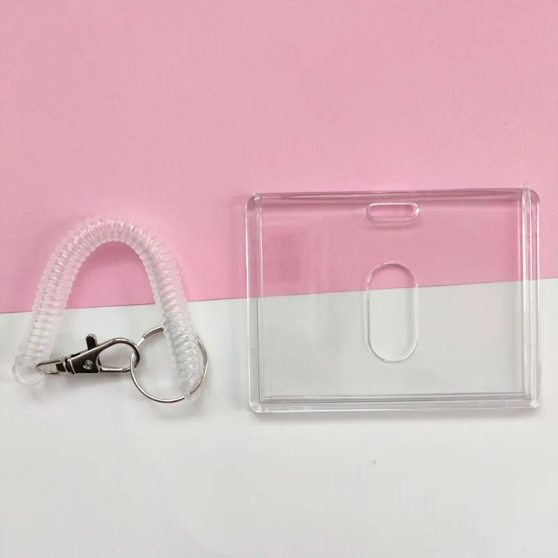 Cute Card Bag Card Case Simple Student Portable Public Transport Document Bank Card Protection Case