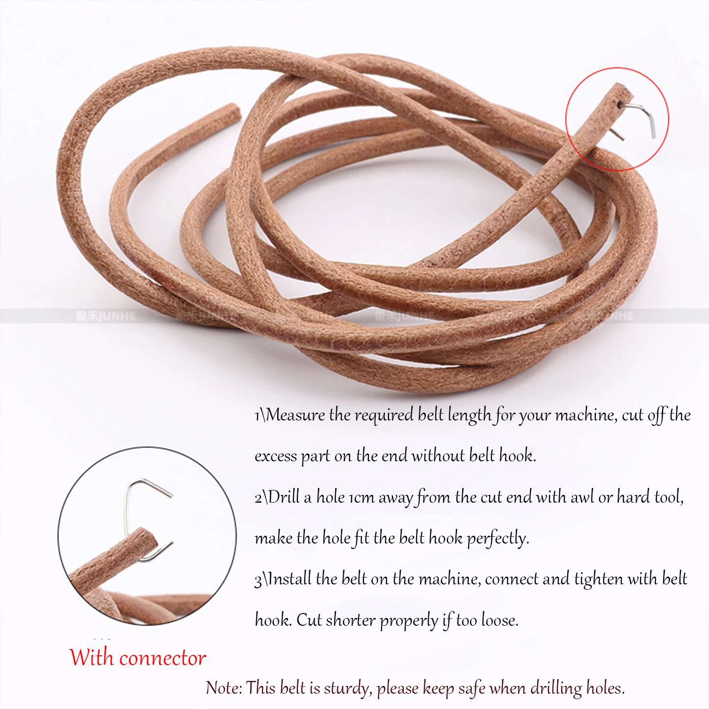 สายพานหนังวัวแท้คุณภาพสูง ขนาด - Leather Belt Braided บทวิจารณ์และราคา