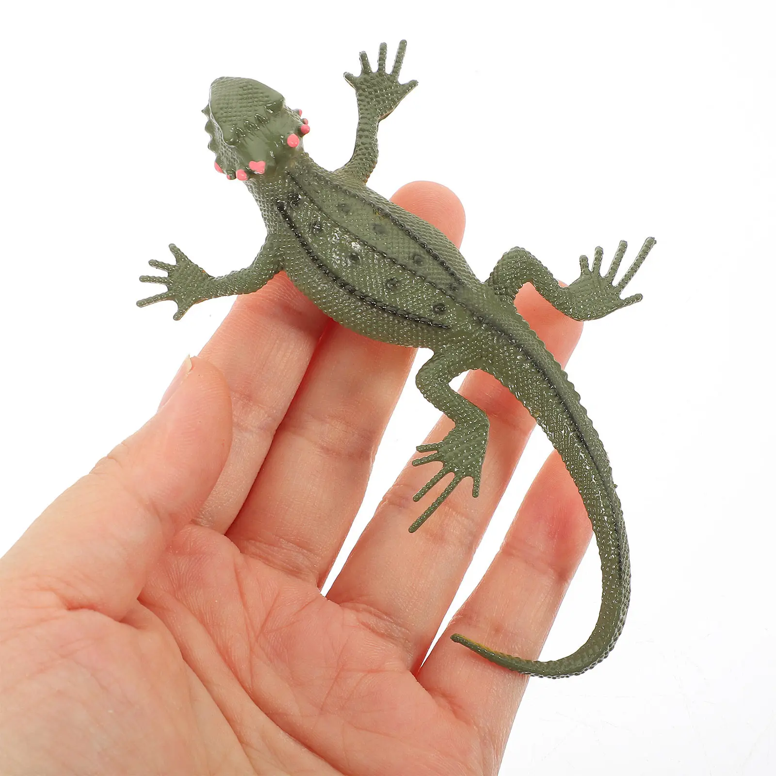 

18Pcs Realistic Simulation Plastic Lizards Set Reptile Animal Shapes Garden Bonsai Decoration Prank Props Lizard Toy