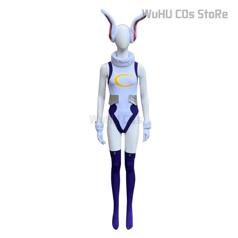 Anime My Hero Costume Miruko Academia Cosplay Jumpsuits Wig Rumi Usagiyama Wig Rabbit Women Sexy Halloween Carnival Party Suit