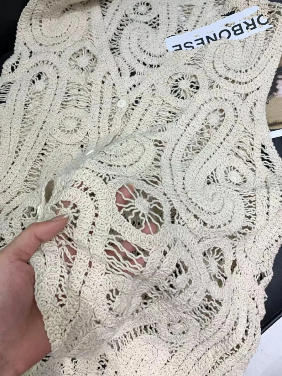 Primavera Estate 2025 Canotta da donna con aggancio Svel Canotta V-ne Coreano Sle Design dimagrante Capispalla in cotone 00%