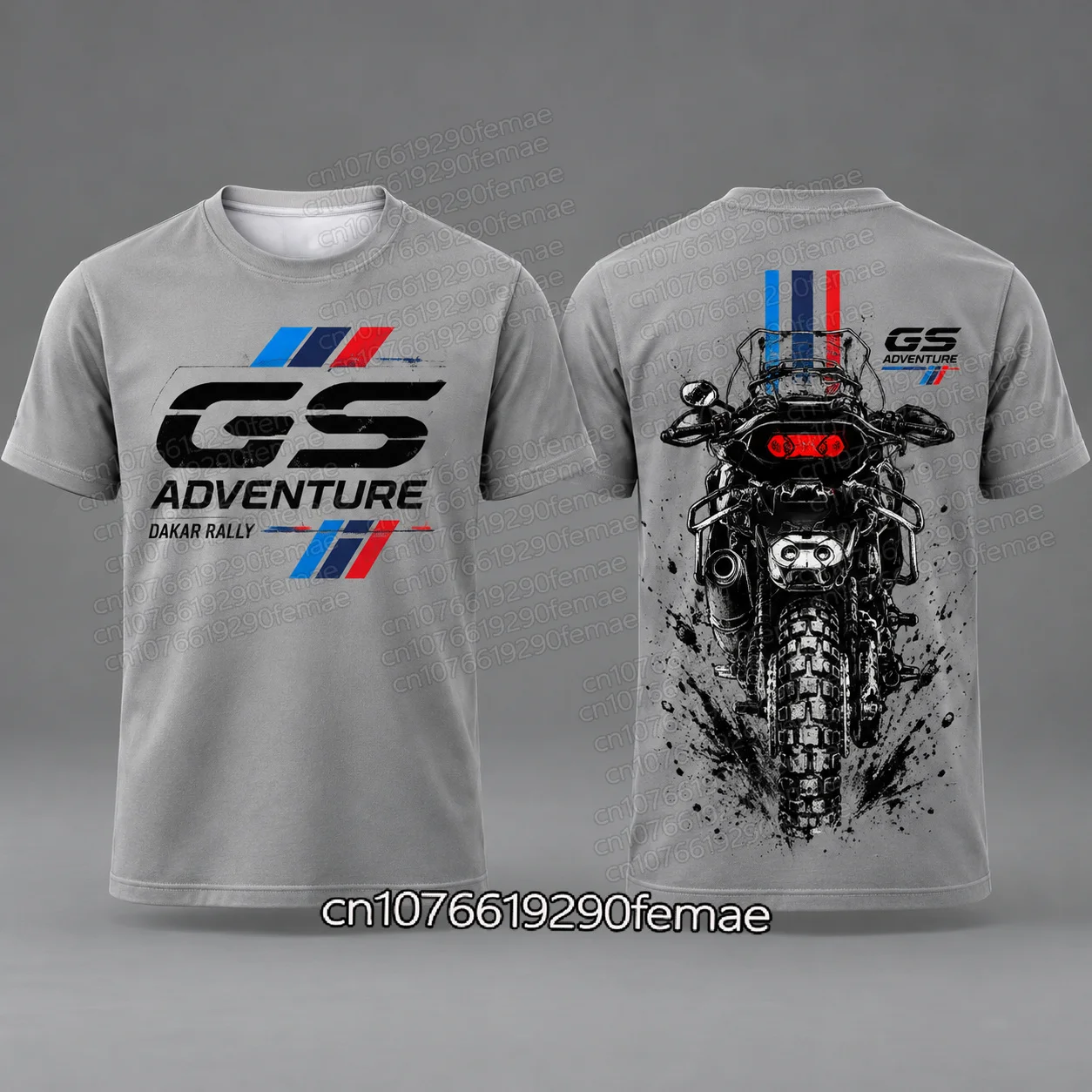 Outdoor Sports Adventure - T-shirt da uomo in stile biker,