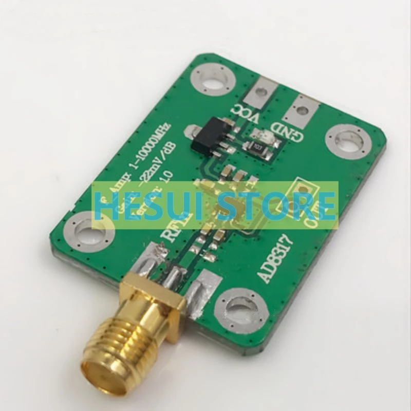 AD8317 Module RF demodulating logarithmic amplifier 1MHz-10GHz 50dB RF Logarithmic Detector/Controller RSSI measure(1M-10000MHZ）