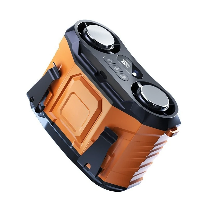 Portable Waist & Neck Cooling Fan, Strong Wind Rechargeable Outdoor Air Cooler Fan With Long Battery Life