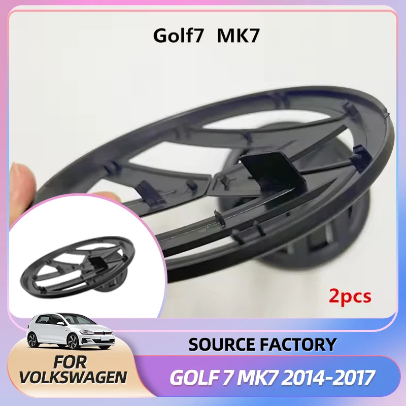 

Подстаканники, горячие антенны, 2 шт., сменный значок, передний капот автомобиля, гриль, задний багажник, эмблема, логотип для Golf 7 MK7 2014 2015 2017 2016