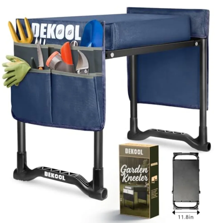 

Улучшенная широкая скамья-подушка Gar Kneeler и Wi Upgraded Wide, 3-дюймовая утолщенная подушка для коленей, 2 большие складные скамьи-подушки Gar S Wi для GarinGifts, для женщин, мужчин, пожилых людей