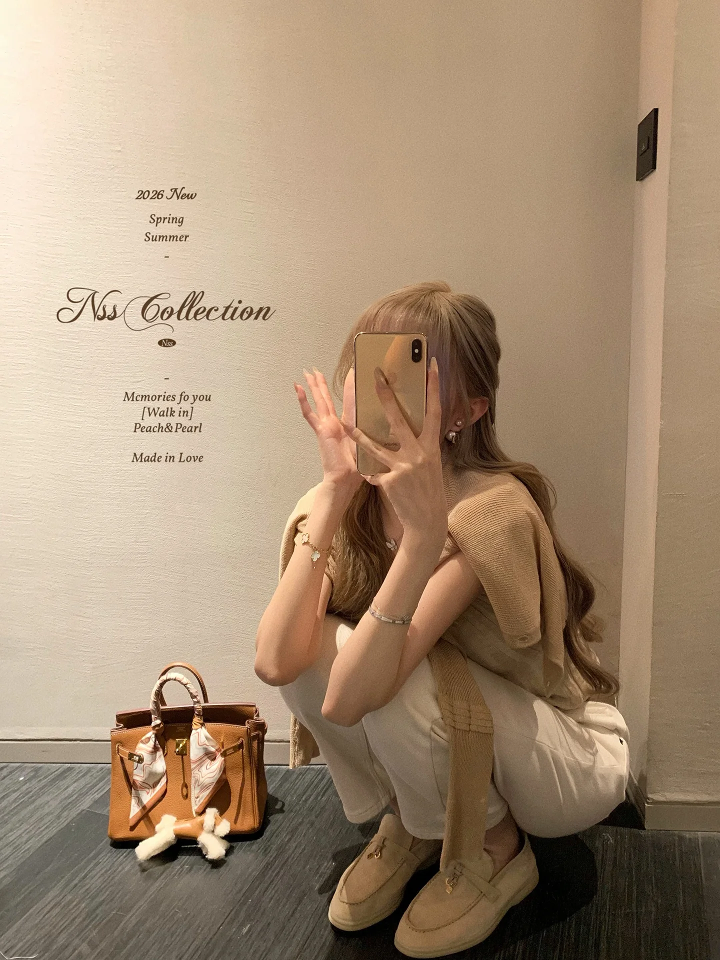 

Мягкий вязаный тонкий кардиган в стиле Baking Style для женщин, летний, приталенный, с открытым передом, повседневная серия от NSS Collection, женская мода