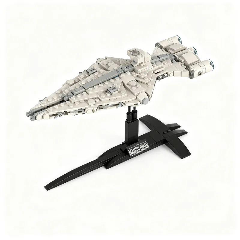 

427PCS MOC Space Battle Mini Size Galactic Empire Light Cruiser Hunter Model Custom Building Blocks DIY Assembly Gift Home Set