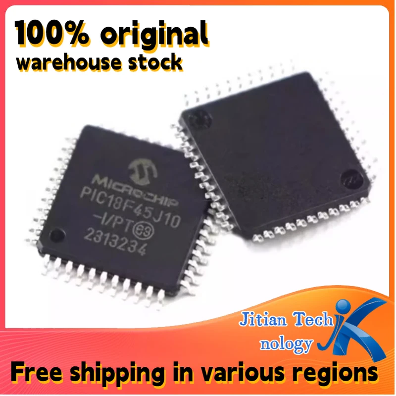 100% new 10PCS PIC18F45J10-I/PT TQFP-44 Channel direct sales Welcome to purchase