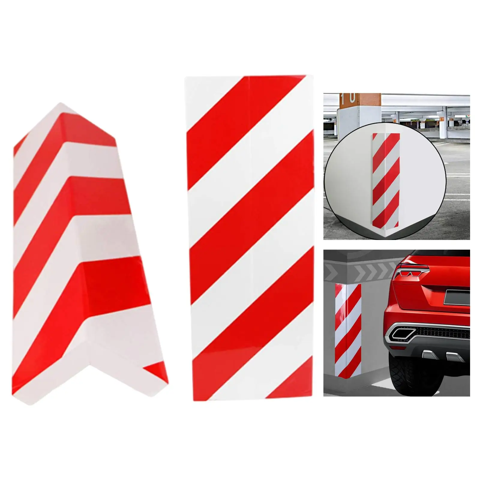 2 Pack Garage Wall Protector Anti Scratch Exterior Self Adhesive Wall Corner Guard for Parking Garage Parking Columns