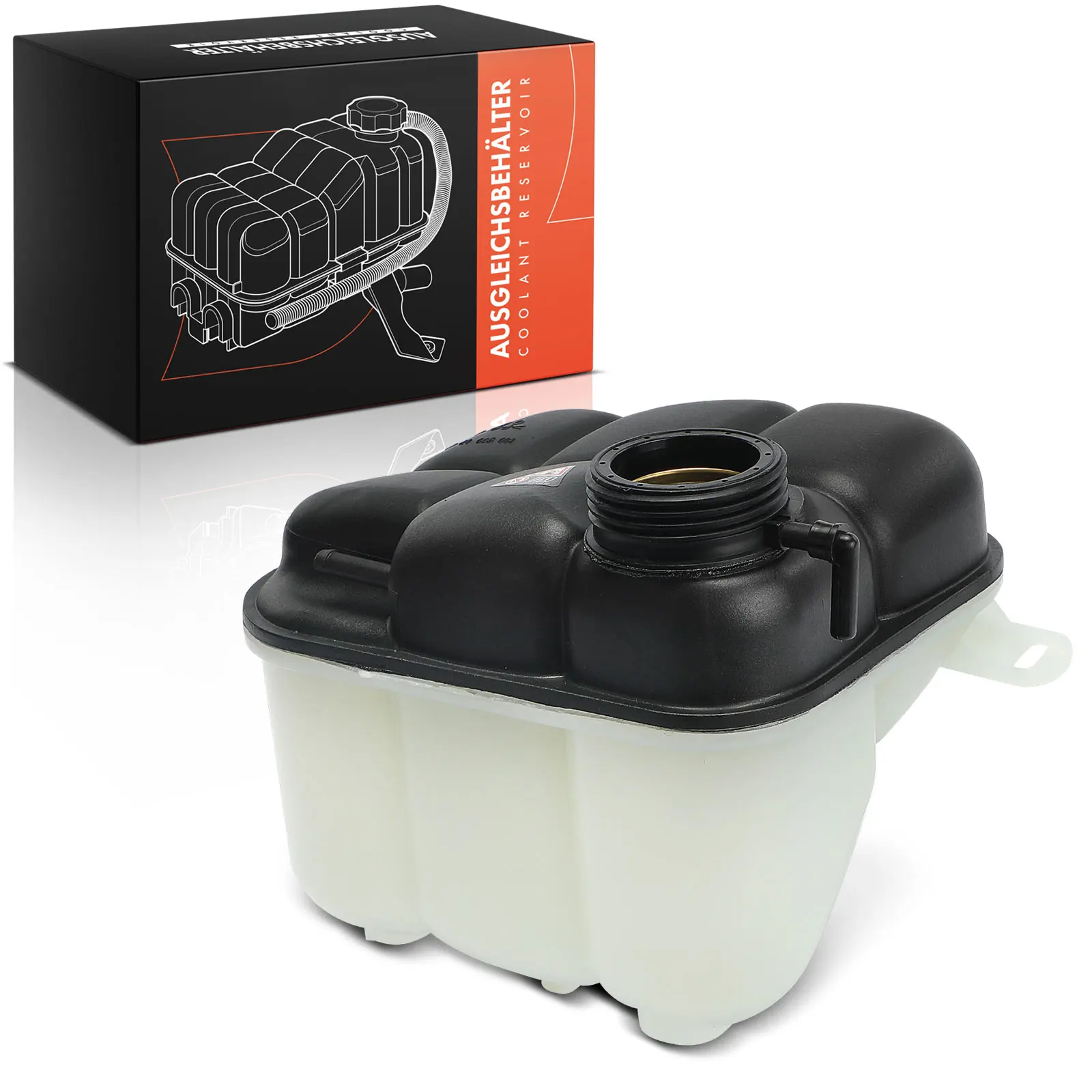 Frankberg 1x Ausgleichsbehälter Kühlmittelbehälter für Mercedes Benz W140 S280 S420 S500 S600 400891 123004N 02.40.121