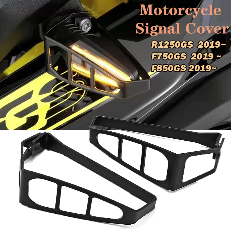 For BMW R1250GS R 1250 GS  F750GS F850GS F 750GS 850GS 2021 2022 2023 Motorcycle Turn Signal LED Light Protection Cover Shield