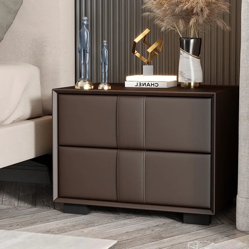 

Simple Nordic Bedside Table Bedroom Storage Mid Century Modern Unique Bedside Table Decor Narrow Criado Mudo Trendy Furniture